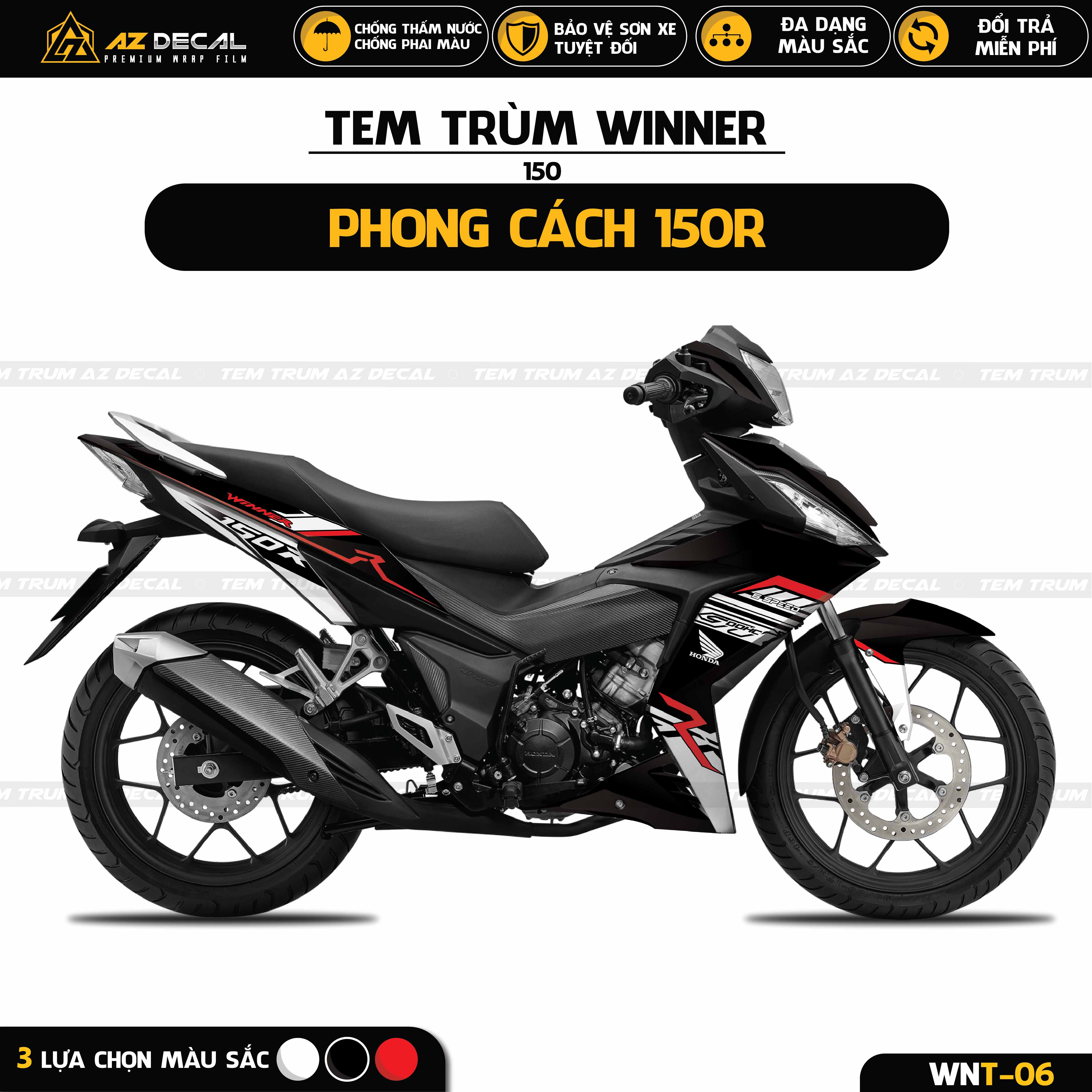 Tem xe Winner V1  Thiết kế tem rời Zin Đen Xanh  Tem xe  Dán PPF chống  xước  Sơn Sporty SH  Sơn tĩnh điện  Sơn mâm xe máy